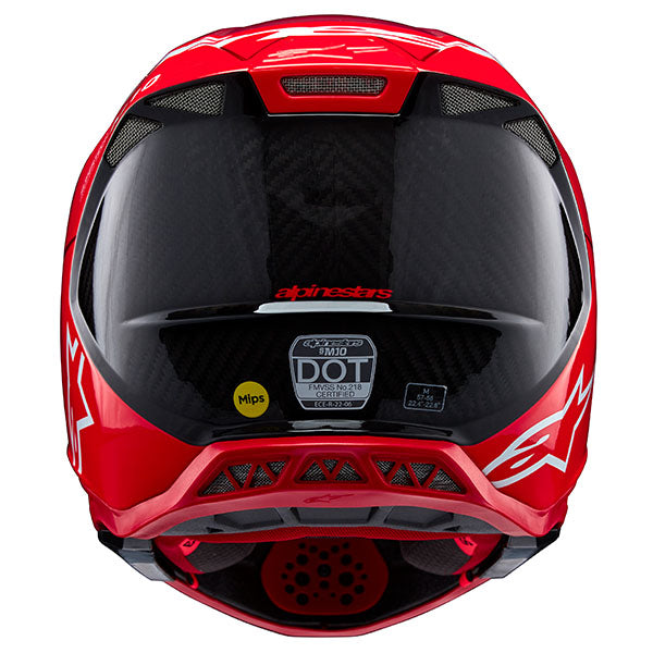 482-00184X, Alpinestars, Supertech M10 Flood Helmet, Black/Dark Gray Matte & Glossy, Red Fluo/Red Matte & Glossy, Met Blue/Med Blue/Black Carbon product photo