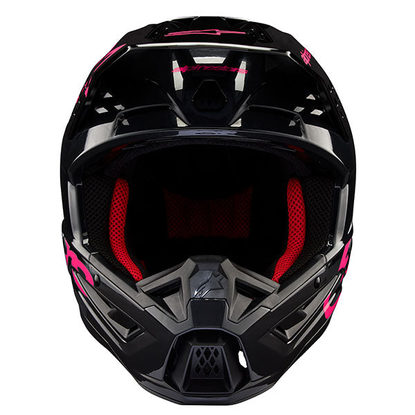 Blue Glossy product view, lightweight off‑road motorcycle helmet with ventilation and impact protection