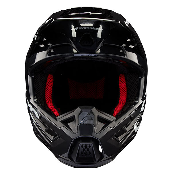 Blue Glossy product view, lightweight off‑road motorcycle helmet with ventilation and impact protection