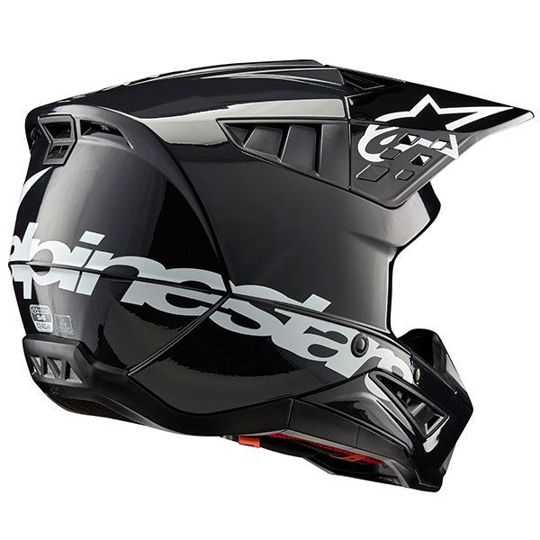 Blue Glossy product view, lightweight off‑road motorcycle helmet with ventilation and impact protection