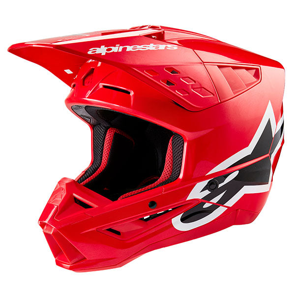 Dark Gray Glossy product view, lightweight off‑road motorcycle helmet with ventilation and impact protection