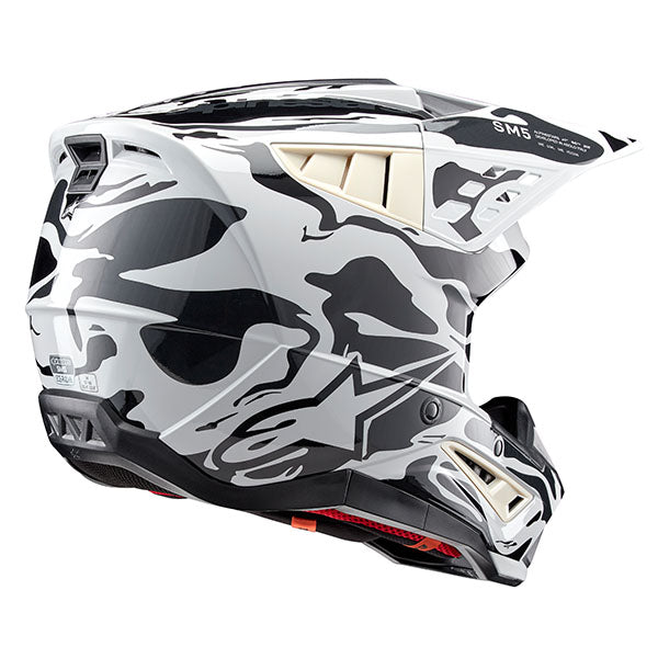 Dark Brown/Kangaroo Matte product view, lightweight off‑road motorcycle helmet with ventilation and impact protection
