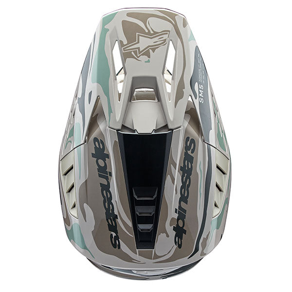Cool Gray/Dark Gray Glossy product view, lightweight off‑road motorcycle helmet with ventilation and impact protection