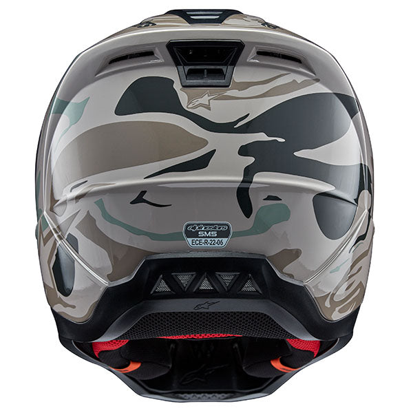 product view, lightweight off‑road motorcycle helmet with ventilation and impact protection