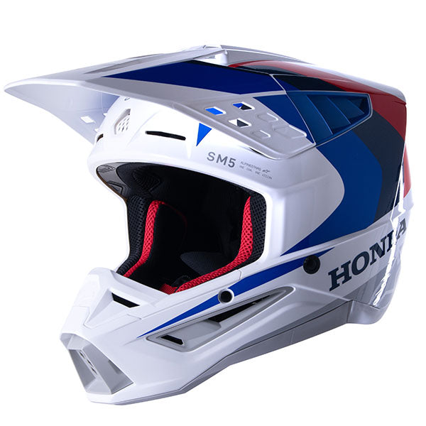 Black/Red product view, lightweight off‑road motorcycle helmet with ventilation and impact protection