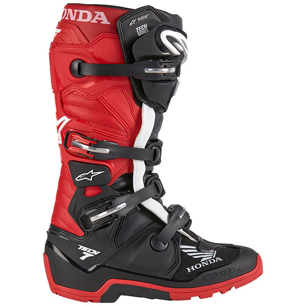 Product image of Alpinestars MX24 Honda BTO Sports 0026 12723 1303 r2 honda tech 7 enduro drystar boot 16c6a989 94f6 4af4 8256 536587762cfa motocross boots showing design and colorway | Available at BTO Sports