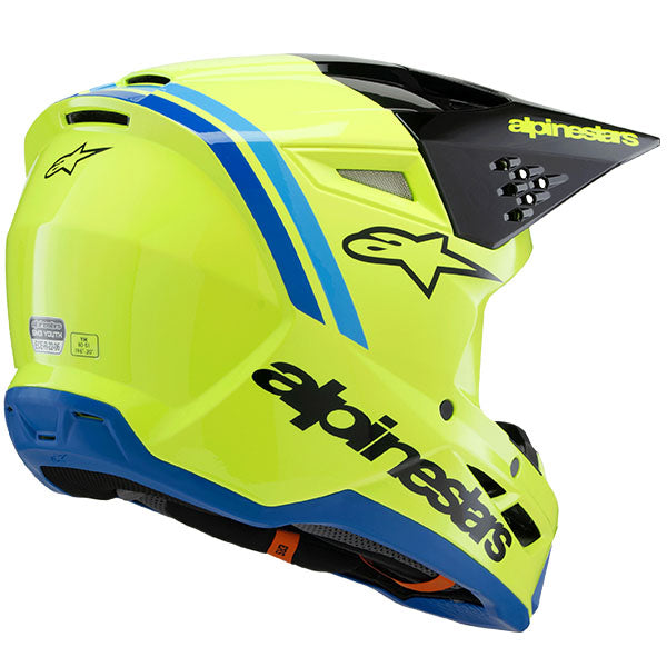 Gray/Black/Yellow product view, lightweight off‑road motorcycle helmet with ventilation and impact protection