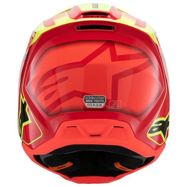product view, lightweight off‑road motorcycle helmet with ventilation and impact protection