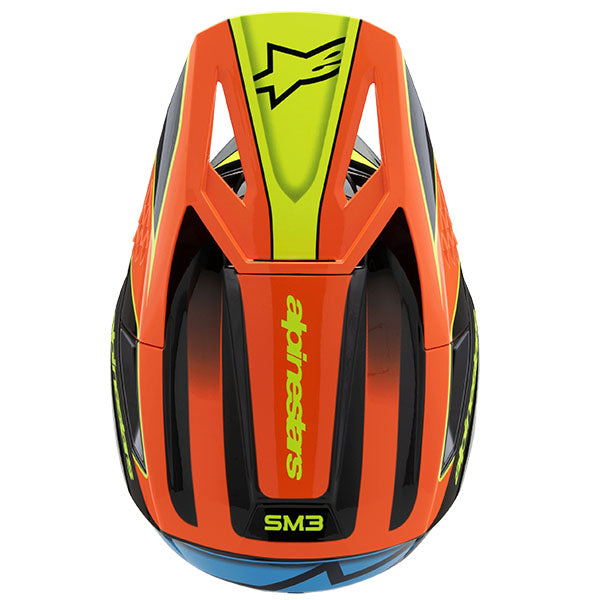product view, lightweight off‑road motorcycle helmet with ventilation and impact protection