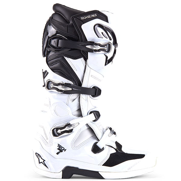 34103260, Alpinestars, Tech 7 Boots, White/Black, Sizes 5-16 product photo