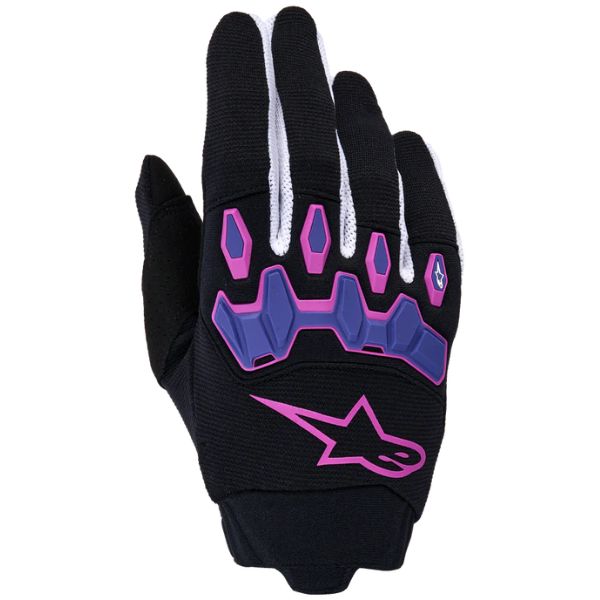 3560426-10-L, Alpinestars, Full Bore V2 Gloves, Black, Black/White, Purple/Black, Yellow Fluo/Black, Bright Red, more, Sizes SM, MD, LG, XL product photo