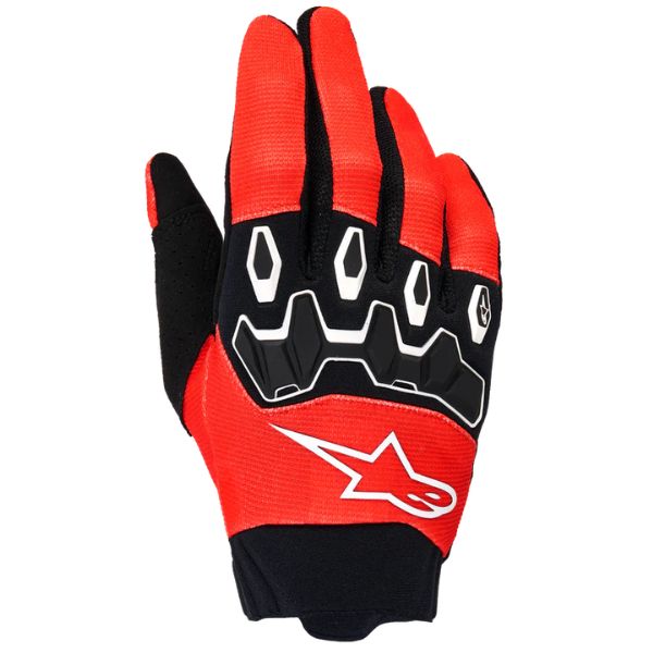 3560426-12-M, Alpinestars, Full Bore V2 Gloves, Black, Black/White, Purple/Black, Yellow Fluo/Black, Bright Red, more, Sizes SM, MD, LG, XL product photo