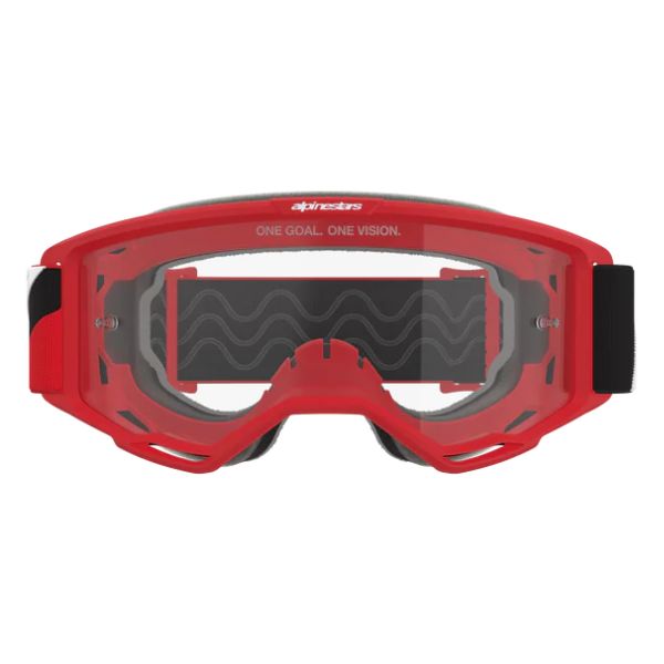 26013944, Alpinestars, Vision OTG Goggles, Black/Grey, Clear, Red/Black/White, Clear product photo