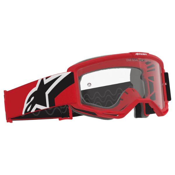 26013944, Alpinestars, Vision OTG Goggles, Black/Grey, Clear, Red/Black/White, Clear product photo