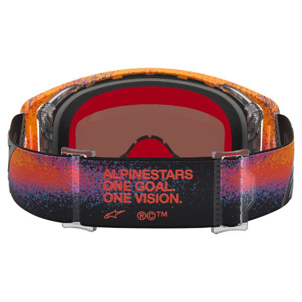 5101327-3232-O/S - Alpinestars - Supertech LE Black Hole Goggles - color: Fire Red/Black Mirror product photo - alternate view