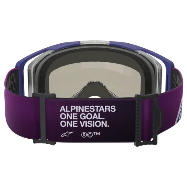 26013946, Alpinestars, Vision 8 Corp Goggles, Purple Light/Gray, Mirror Silver, Purple/Yellow Fluo, Mirror Blue product photo