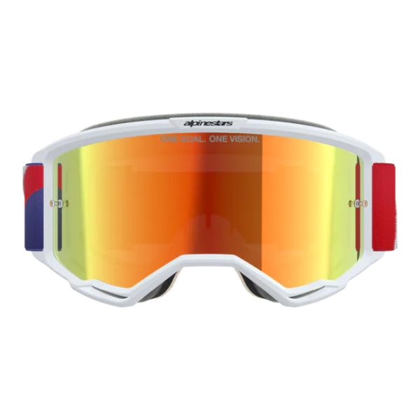 26013948, Alpinestars, Vision 5 Corp Goggles, Light Gray/Purple, Mirror Silver, Red/Purple, Mirror Red product photo