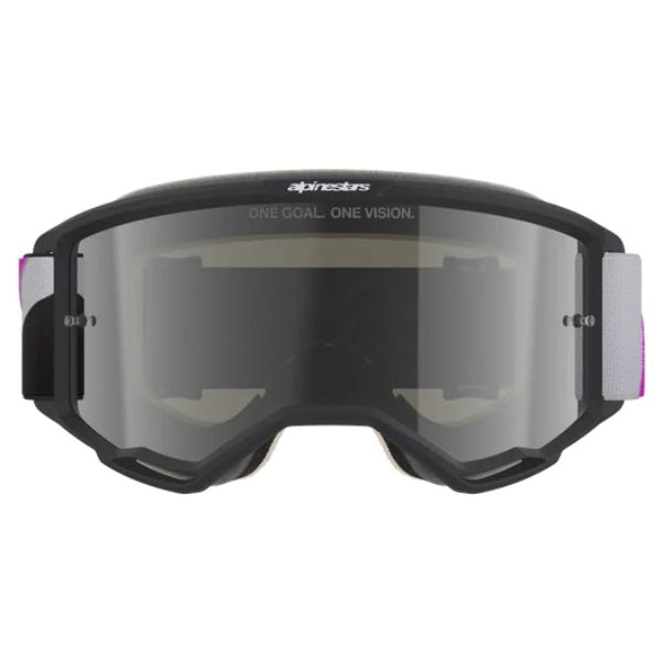 26013949, Alpinestars, Vision 5 Corp Goggles, Light Gray/Purple, Mirror Silver, Red/Purple, Mirror Red product photo