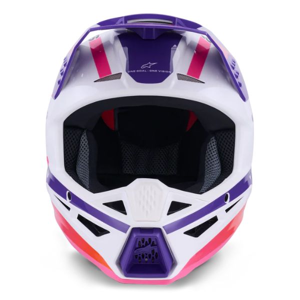 Yellow Fluo/Black Glossy product view, lightweight off‑road motorcycle helmet with ventilation and impact protection