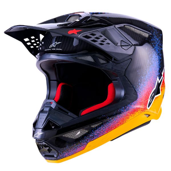 8305226-1674-S - Alpinestars - Supertech M10 LE Black Hole Helmet - color: Glossy Black Burst - sizes: XL product photo