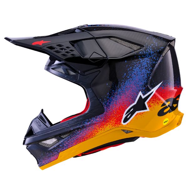8305226-1674-M - Alpinestars - Supertech M10 LE Black Hole Helmet - color: Glossy Black Burst - sizes: XL product photo