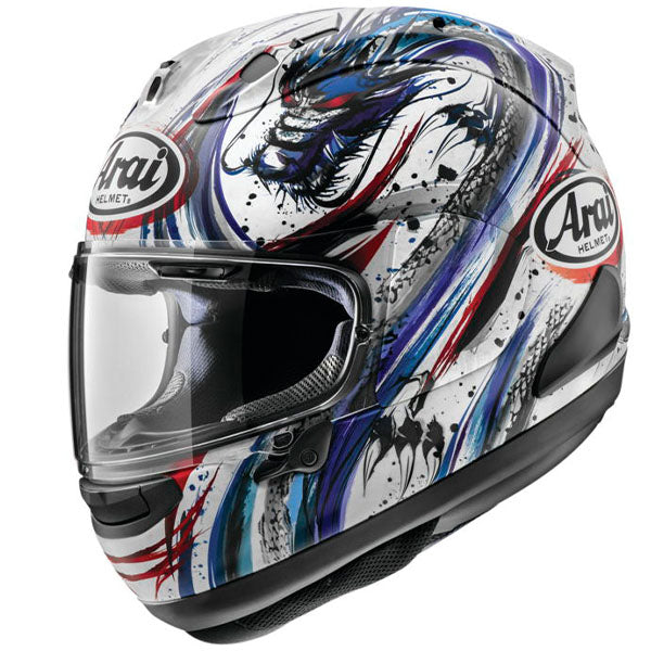 Arai motorcycle helmet product image — nan. Studio angle showing shell shape, venting and visor details.