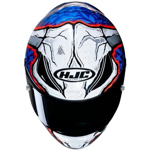 studio product photo of HJC SKU 809232104, sizes XS, SM, MD, LG, XL for motorcycle helmet, street bike, full-face helmet, and powersports use.