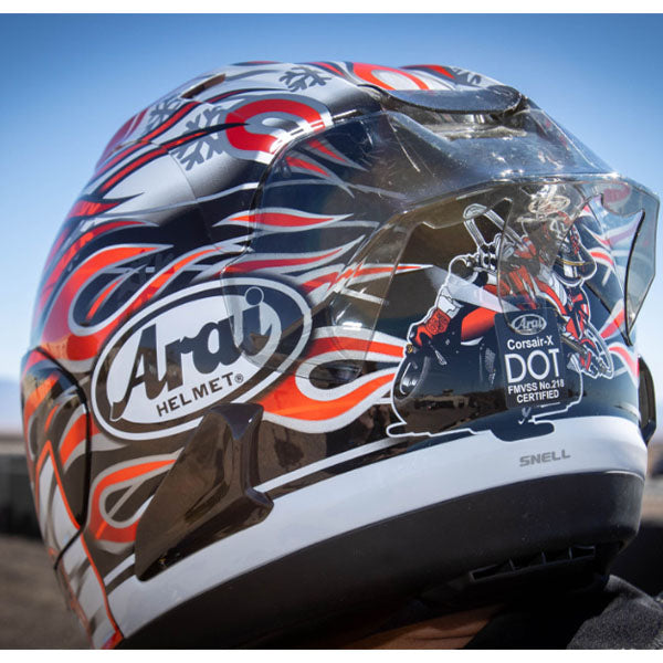 Arai motorcycle helmet product image — nan. Studio angle showing shell shape, venting and visor details. - alternate view