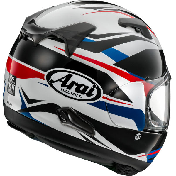 Arai motorcycle helmet product image — nan. Studio angle showing shell shape, venting and visor details. - alternate view