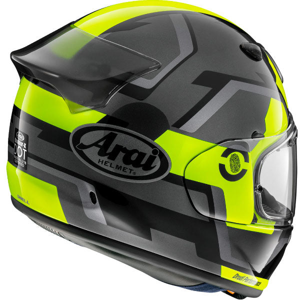 Arai motorcycle helmet product image — nan. Studio angle showing shell shape, venting and visor details. - alternate view