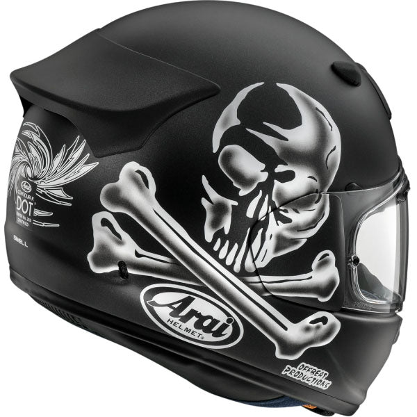 Arai motorcycle helmet product image — nan. Studio angle showing shell shape, venting and visor details. - alternate view