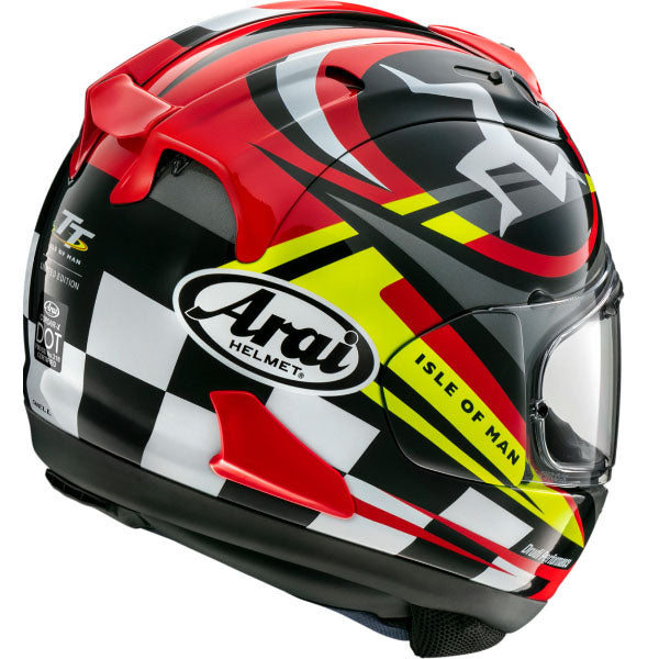 Arai motorcycle helmet product image — nan. Studio angle showing shell shape, venting and visor details. - alternate view