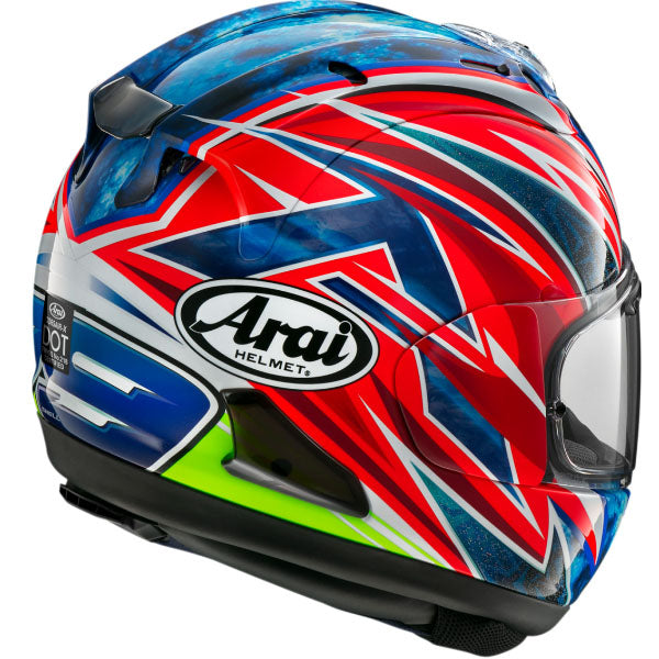Arai motorcycle helmet product image — nan. Studio angle showing shell shape, venting and visor details. - alternate view