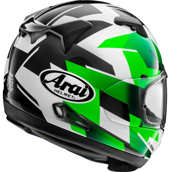 Arai motorcycle helmet product image — nan. Studio angle showing shell shape, venting and visor details. - alternate view