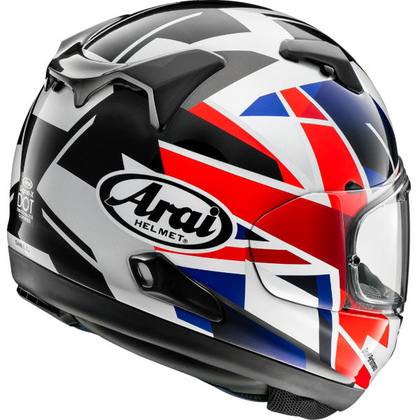 Arai motorcycle helmet product image — nan. Studio angle showing shell shape, venting and visor details. - alternate view