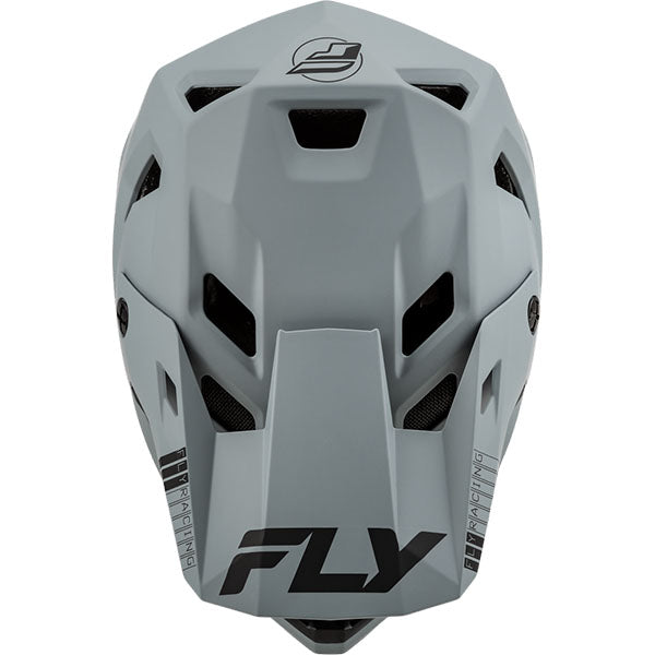 Product image of Fly Racing - Racye Solid Helmet (MTB) SKU:73-3614L | Colors: Blk, Gry | Sizes: SM–XL | Designed for Mountain Bike, BMX and E-Bike riders | Available at BTO Sports