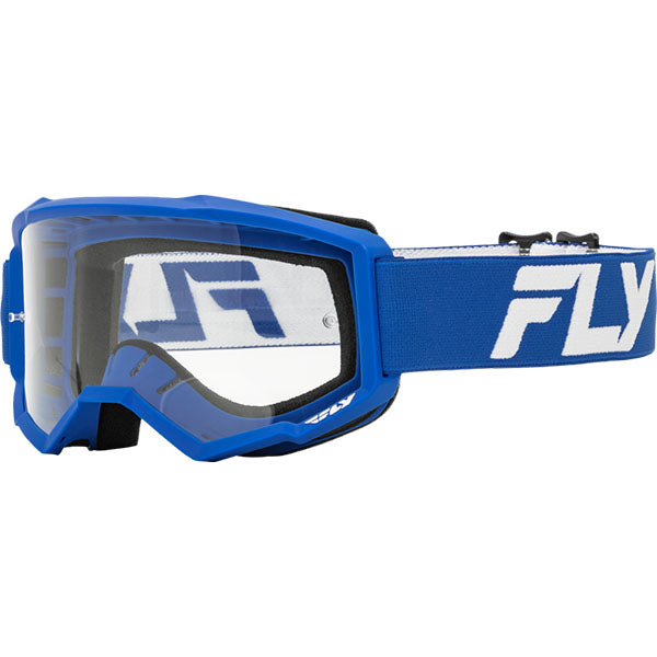 Product image of BTO Sports 0024 Fly Racing mx24 sp focus clear lens goggle 37 51153 motocross goggles showing frame design, lens style, and colorway