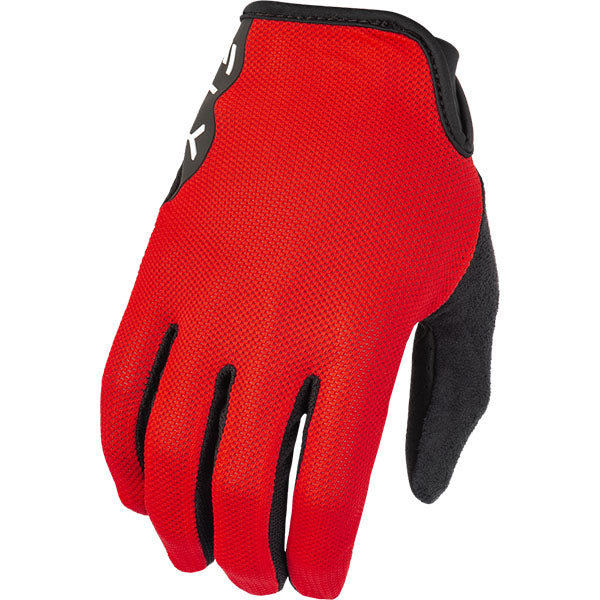 Product image of BTO Sports 0080 Fly Racing mx24 sp mesh glove red motocross gloves showing fit, construction, and colorway | Available at BTO Sports