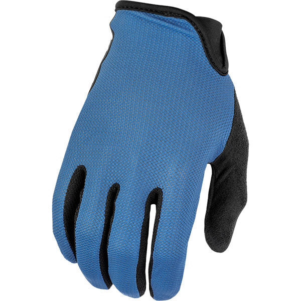 Product image of BTO Sports 0082 Fly Racing mx24 sp mesh glove blue motocross gloves showing fit, construction, and colorway | Available at BTO Sports