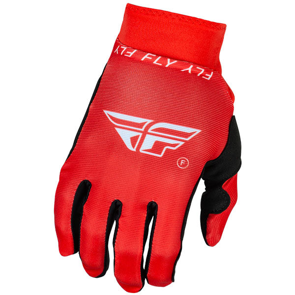 Product image of BTO Sports 0094 Fly Racing mx24 sp pro lite glove red edf5fe45 1e3f 4cb9 900a f2d7379e7425 motocross gloves showing fit, construction, and colorway | Available at BTO Sports