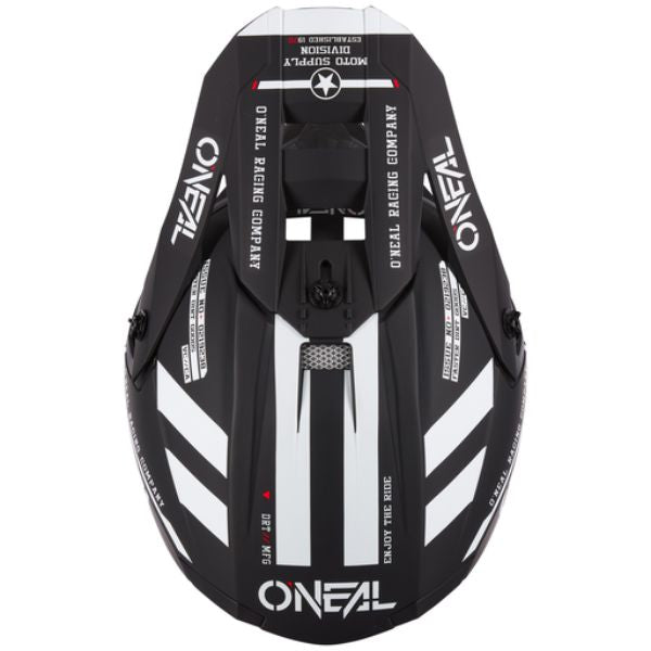 Clean studio photo on a white background of O'Neal, 5 Series Warhawk V.24 Helmet, SKU 0628-074, color options Black, Red, sizes XS–2X