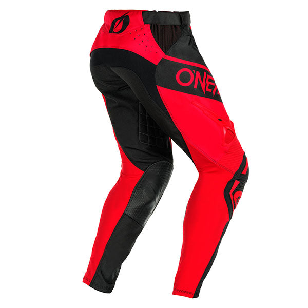 Detailed studio photograph of O'Neal, Hardwear Haze Haze V.24 Pant, Pants, SKU H023-1028, color options Black/Red, Black/Grey/Sand, sizes 28–42