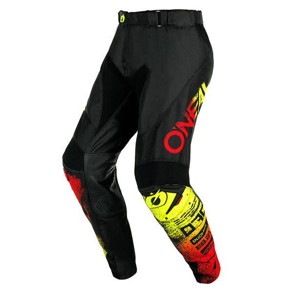Studio product photo on a neutral background of O'Neal, Mayhem Scarz V.24 Pant, Pants, SKU M023-2332, color options Blue/Black, Black/Red, sizes 28–42