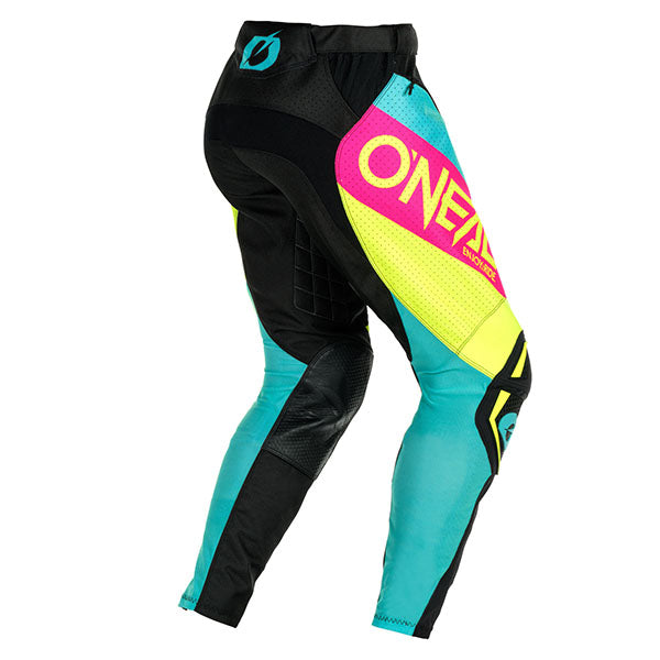 Studio image highlighting O'Neal, Hardwear Air Slam V.24 Pant, Pants, SKU H023-2130, color options Black/Neon/Pink, White/Blue/Red, sizes 28–42