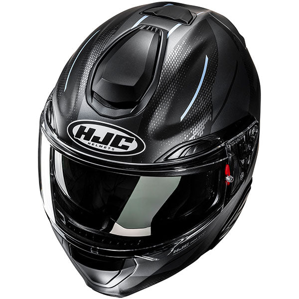 top view of HJC SKU 827133504, sizes XS, SM, MD, LG, XL for motorcycle helmet, street bike, full-face helmet, and powersports use.
