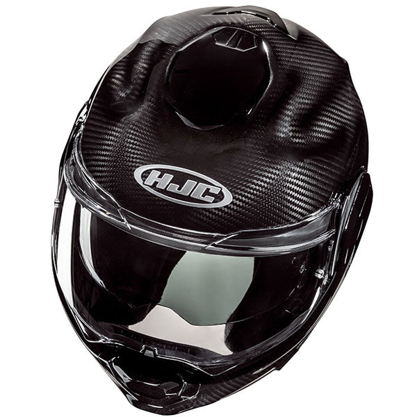 top view of HJC SKU 869029904, sizes XS, SM, MD, LG, XL for motorcycle helmet, street bike, full-face helmet, and powersports use.