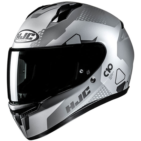 studio product photo of HJC SKU 825140107, sizes XS, SM, MD, LG, XL for motorcycle helmet, street bike, full-face helmet, and powersports use.