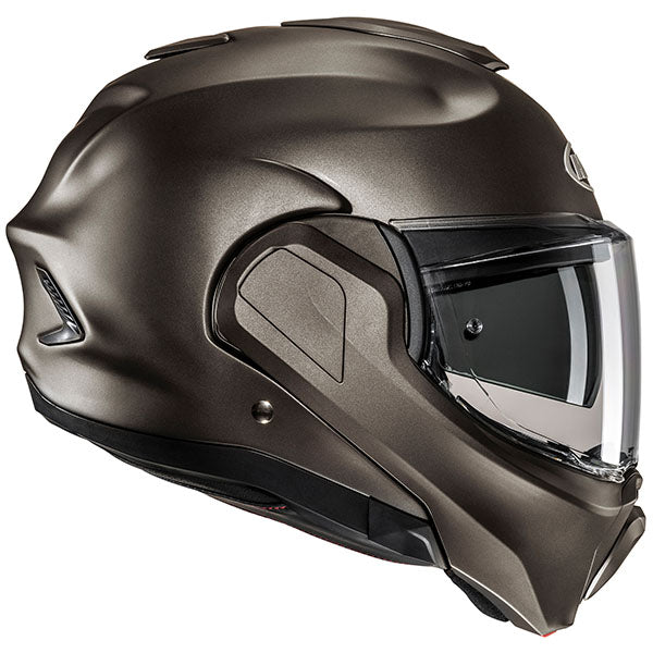 side view of HJC SKU 869010504, sizes XS, SM, MD, LG, XL for motorcycle helmet, street bike, full-face helmet, and powersports use.