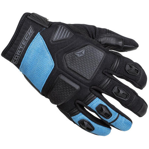 Product image of BTO 0001 Cortech 29BTO Aero Fllo Glove Womens Blue motocross gloves showing fit, construction, and colorway | Available at BTO Sports