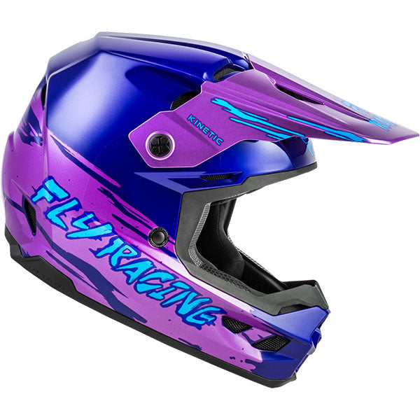 studio product photo of product in Pink/Purple/Teal for dirt bike, motocross, off road. SKU 73-872YL.